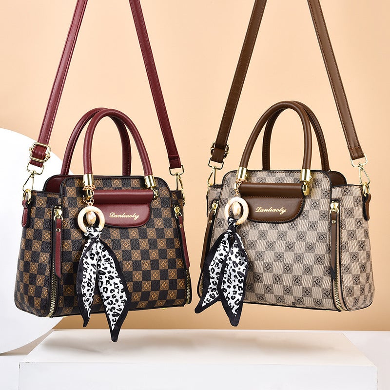 Middle-Aged Mother'S Bag, High-End, Versatile, Single Shoulder Crossbody Bag, 2025 Large-Capacity Handbag, Trendy And Fashionable Women'S Bag - Image 5