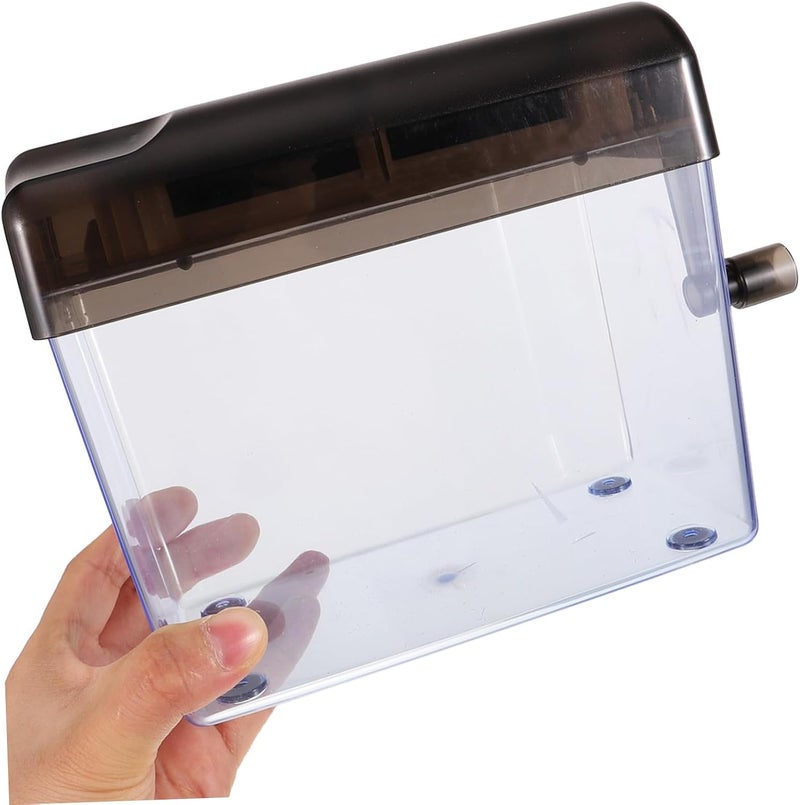 Lurrose Office Hand Shredder A6 Small Manual Paper Shredder for Household and Office Document Shredding - Image 4