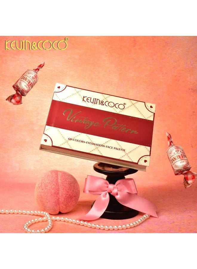 Kevin & Coco KEVIN&COCO 60 COLORS EYESHADOW FACE PALETTE - Image 5
