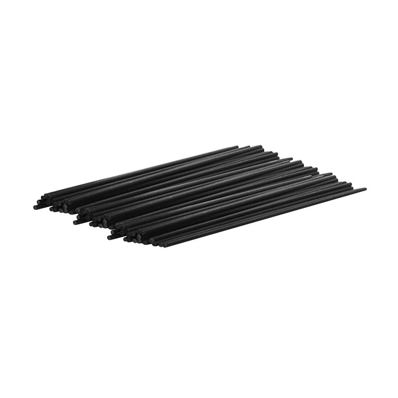 80pcs Black Aroma Diffuser Sticks Black Polyester Fiber Rod Premium Aromatherapy Accessories Deodorant Aroma Diffuser Rod Black - Image 1