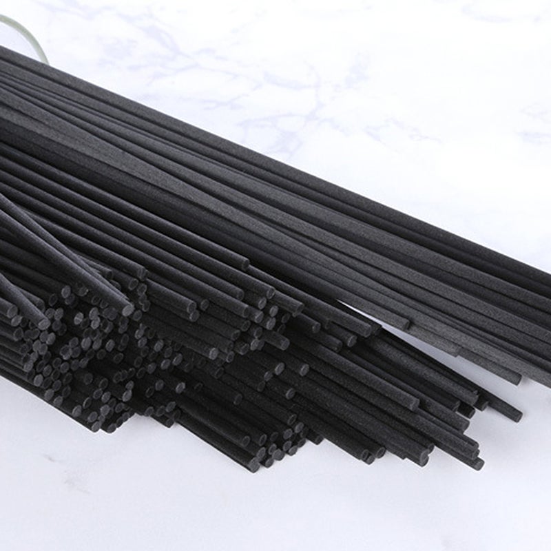 80pcs Black Aroma Diffuser Sticks Black Polyester Fiber Rod Premium Aromatherapy Accessories Deodorant Aroma Diffuser Rod Black - Image 4