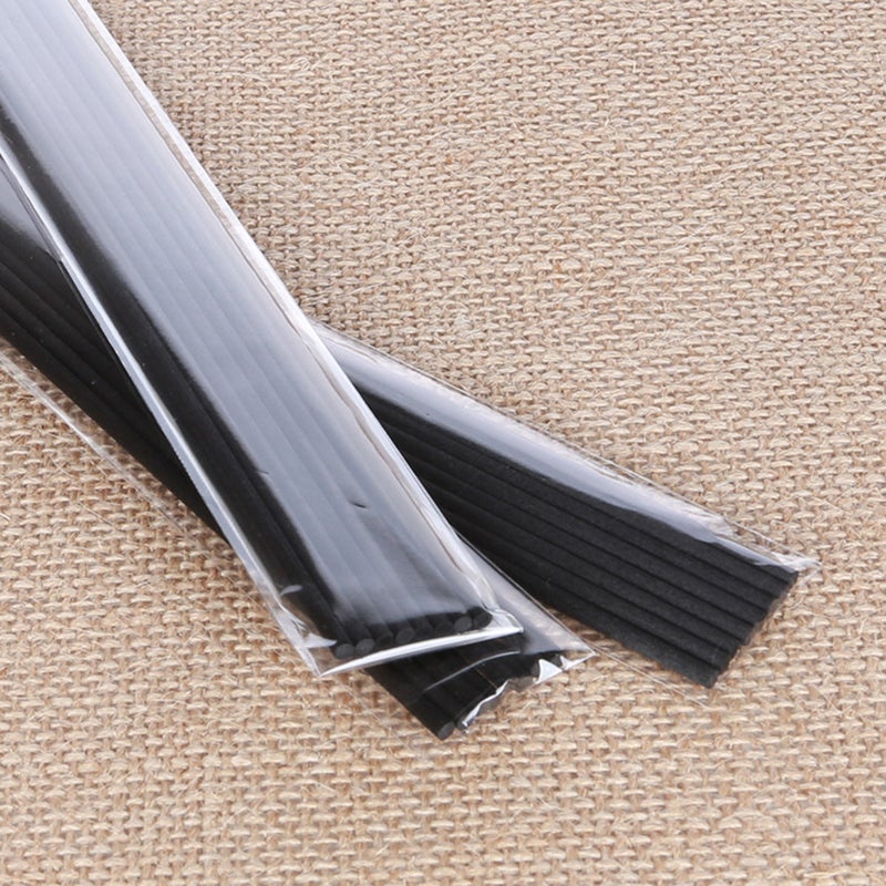 80pcs Black Aroma Diffuser Sticks Black Polyester Fiber Rod Premium Aromatherapy Accessories Deodorant Aroma Diffuser Rod Black - Image 2