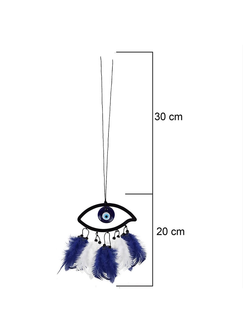Gopinath Autolink - Gopinath Autolink Evil Eye Car Dream Catcher Home Window Garden for Positive Vibes Vastu Feng Shui Good Luck Ornament - Image 1