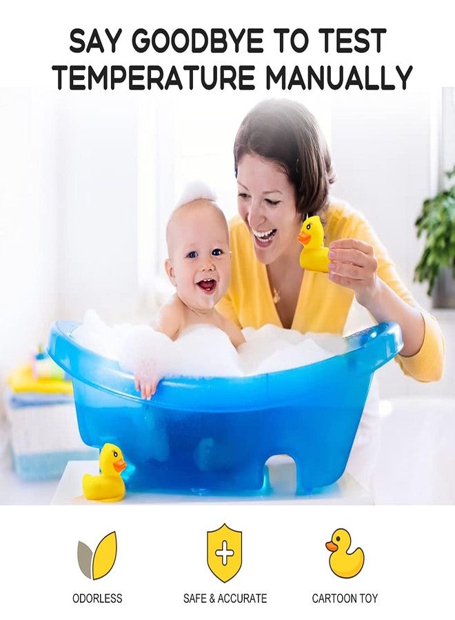 BabyElf Baby Bath Tub Water Thermometer - (Upgraded Version) Digital Water Temperature Thermometer & Room Thermometer, Duck Floating Toy for Infant Toddler Bathtub Pool - Image 2
