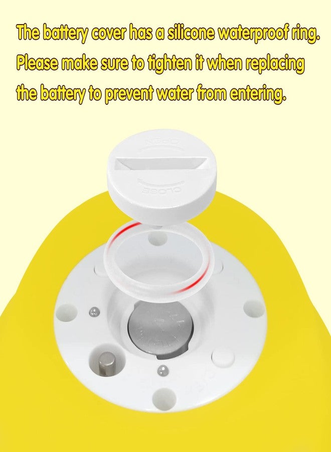 BabyElf Baby Bath Tub Water Thermometer - (Upgraded Version) Digital Water Temperature Thermometer & Room Thermometer, Duck Floating Toy for Infant Toddler Bathtub Pool - Image 5