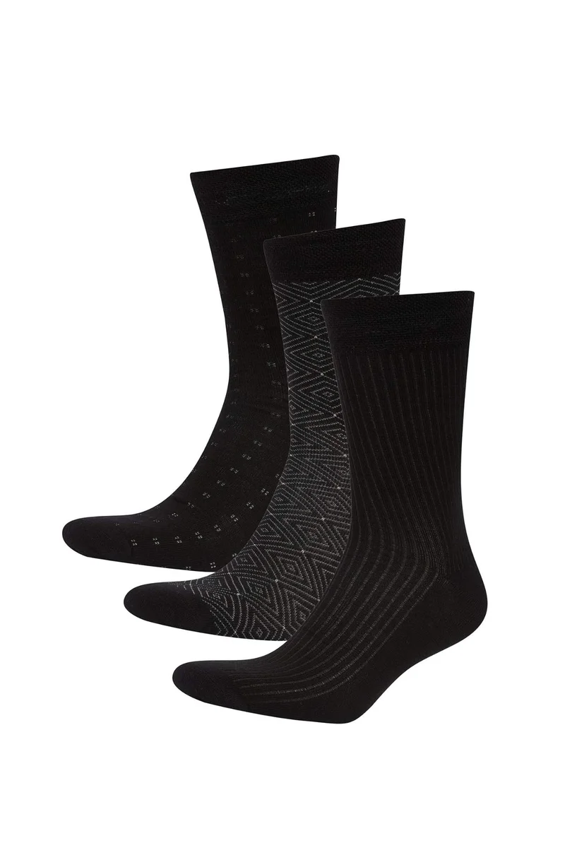 ديفاكتو Man Seamless 3 Piece Bamboo Long Socks