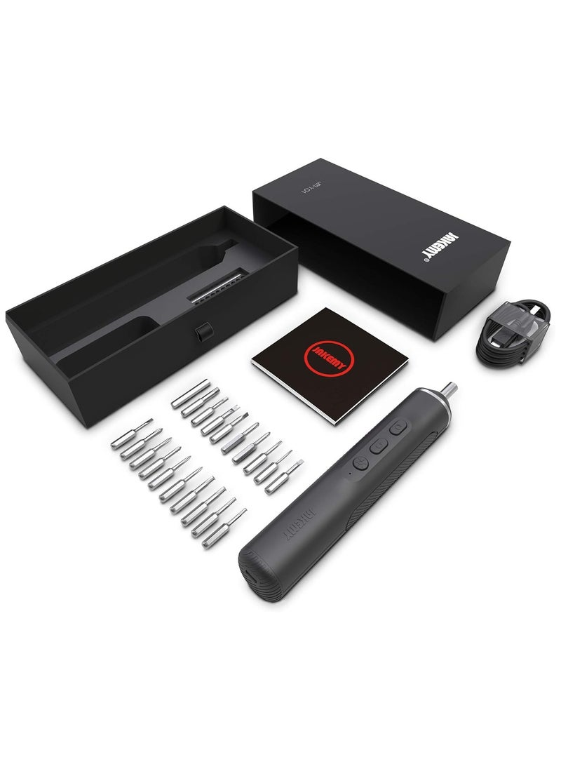 JAKEMY - Cordless Electric Screwdriver, JAKEMY USB Rechargeable Multi-Function Magnetic Precision Power Screwdriver Repair Tool Kit with LED Light for PC, Phone, Android Phone, Watch, Laptop - Image 1