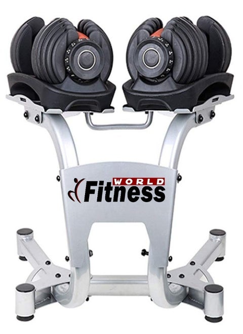 Dumbbell rack from (Fitness World)