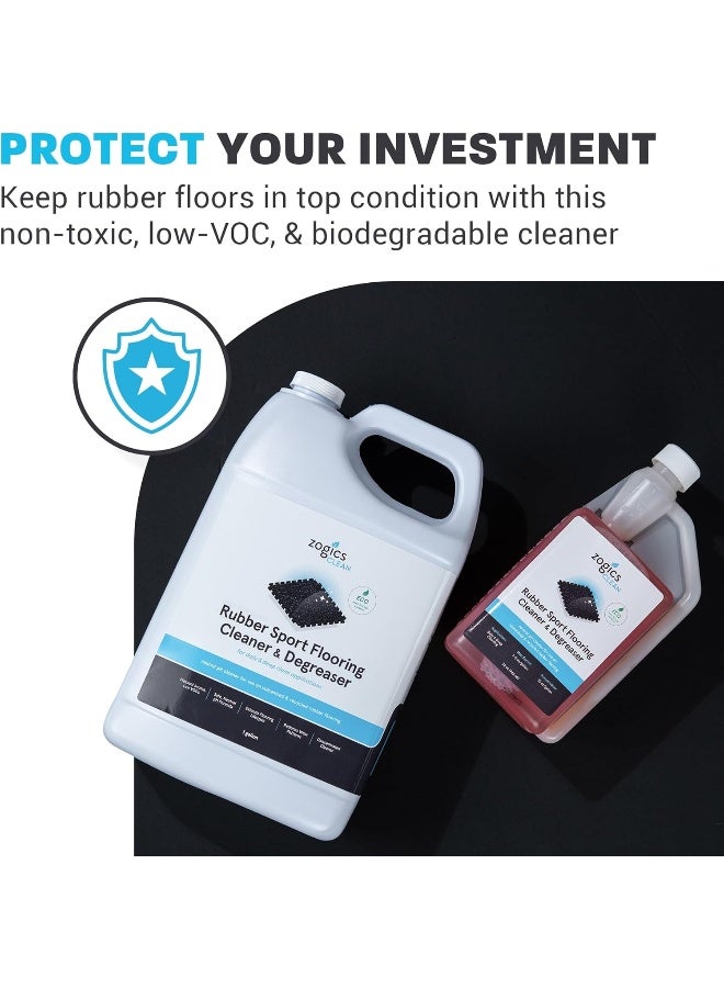 Zogics Rubber Floor Cleaner & Degreaser, 1 Gallon - Image 5