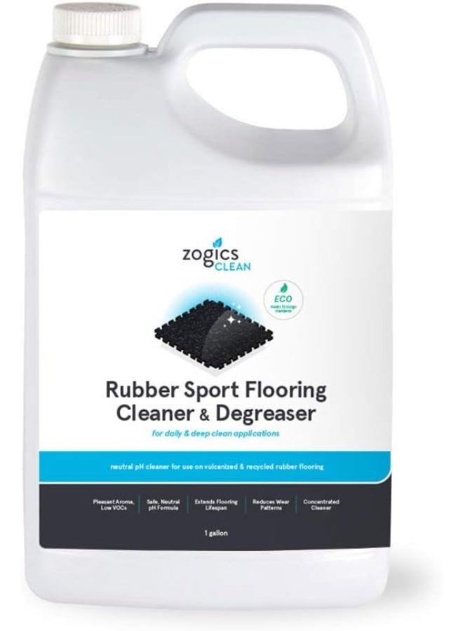 Zogics Rubber Floor Cleaner & Degreaser, 1 Gallon - Image 1