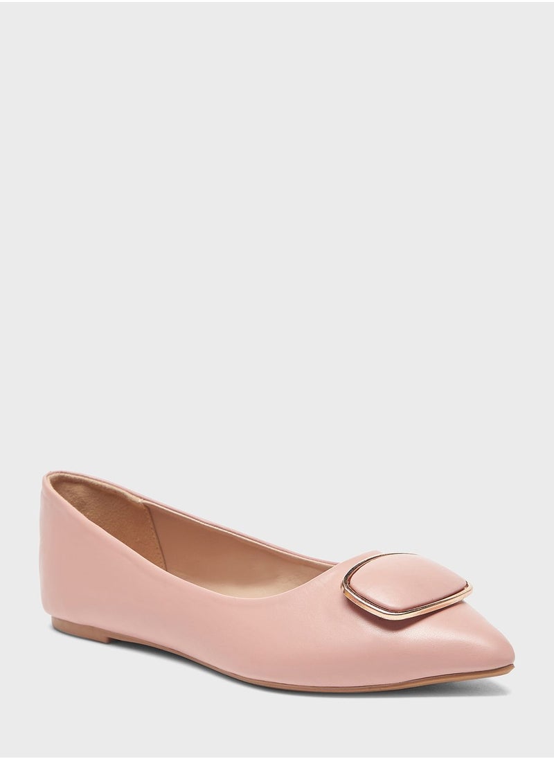 Buckle Ballerinas
