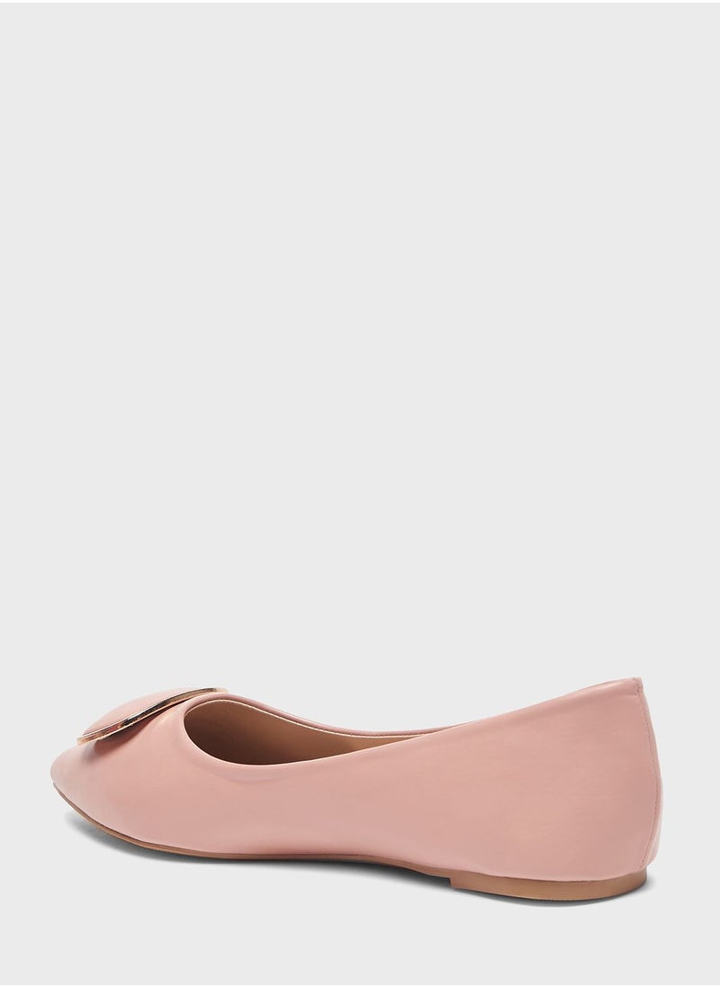 Buckle Ballerinas