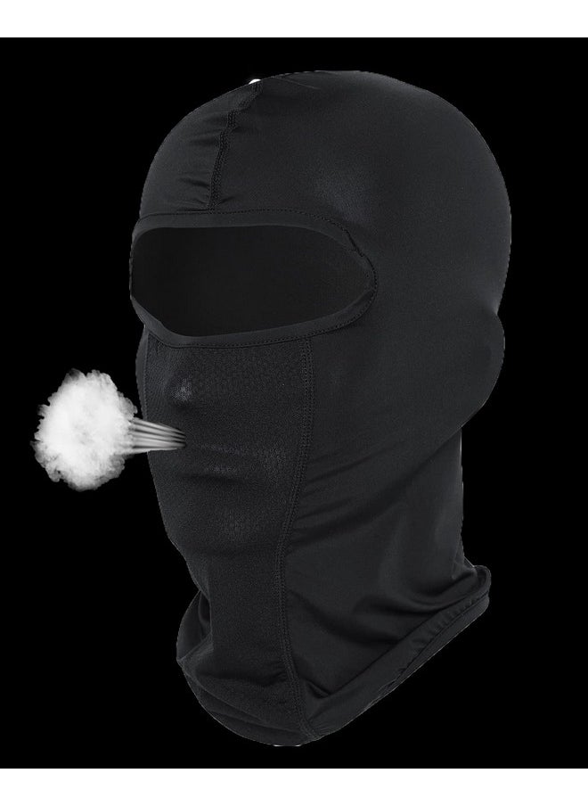 HOPESHINE - Balaclava For Men Women Breathable Mesh Design Upf 50+ Cooling Face Mask Hat (Pack Of 1 Black) - Image 1