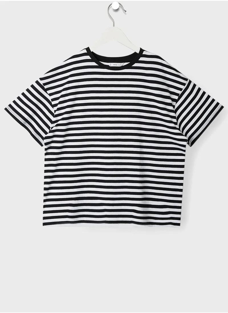 MANGO Youth Teen Striped T-Shirt