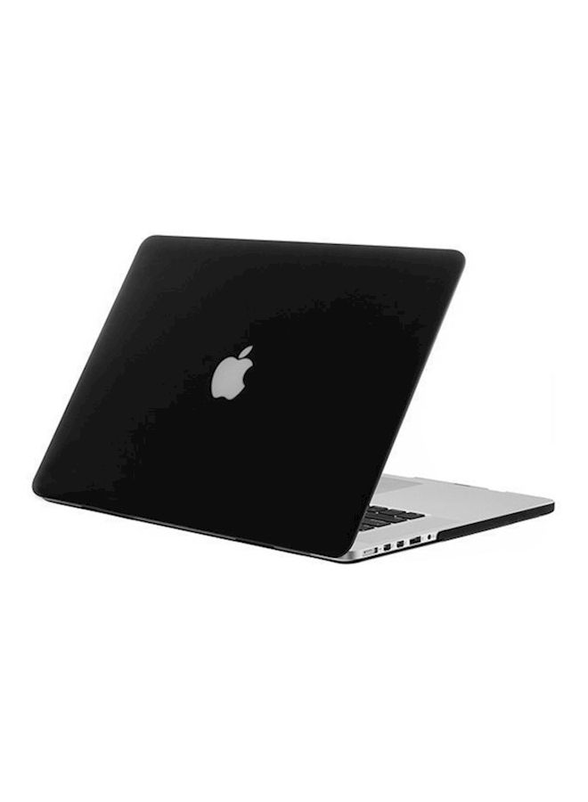 NIBEMINENT Matte Rubberized Hard Case Cover For Macbook Pro 13-Inch 15 Inch Black
