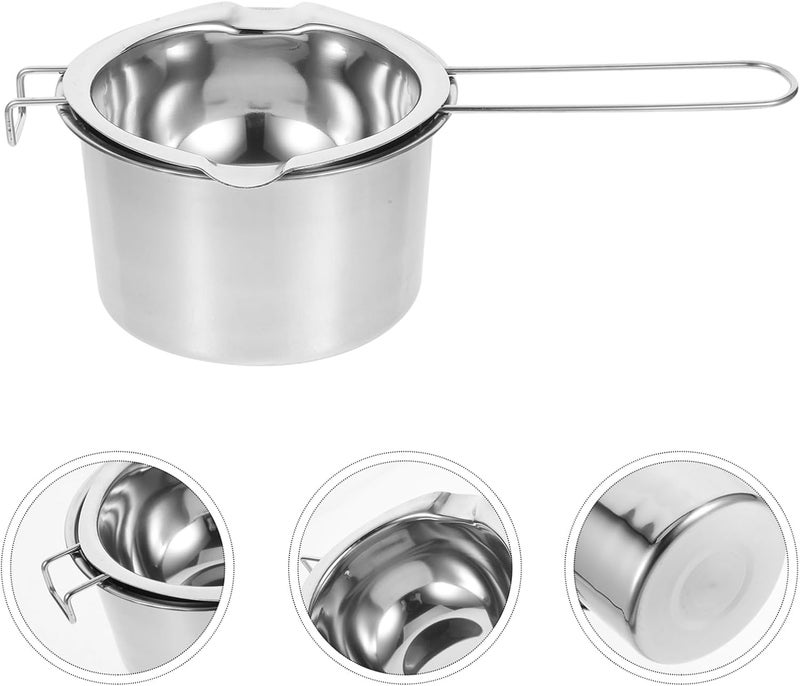 ULDIGI 6pcs Stainless Steel Wax Melting Pot Set Candle Making Double Boiler for DIY Candles Kitchen Gadget for Melting Butter Cheese and Wax - Image 3