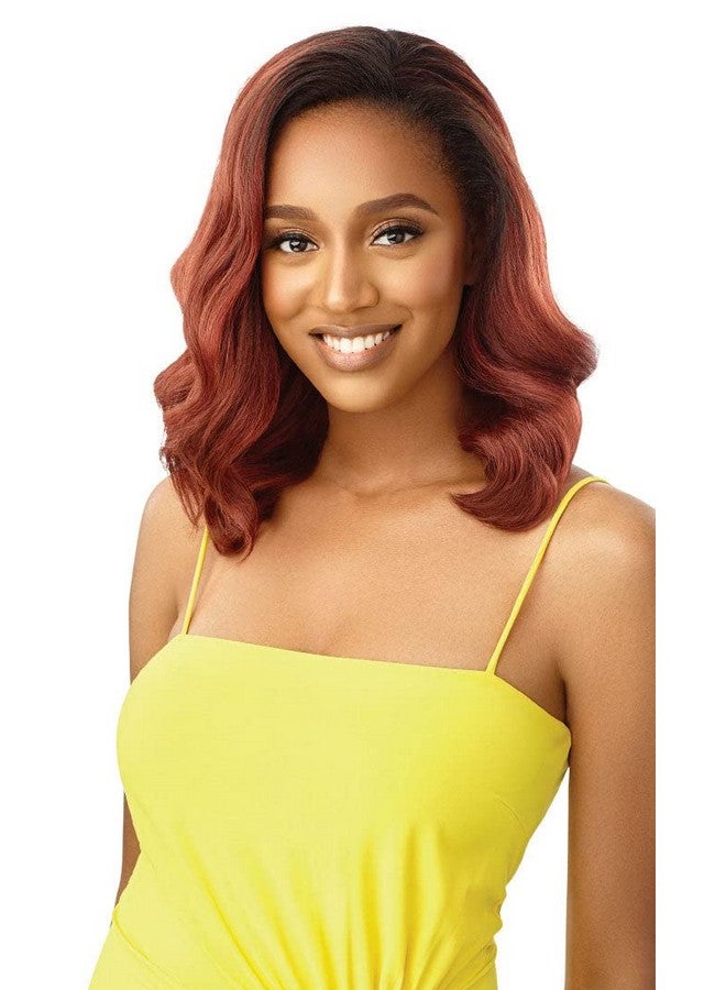 Outre Converti Cap Wig Deluxe Cap Lays Flat Heat Resistant Fiber High Tex Dazzling Glam (Dr2/Gdnhnbl) - Image 1