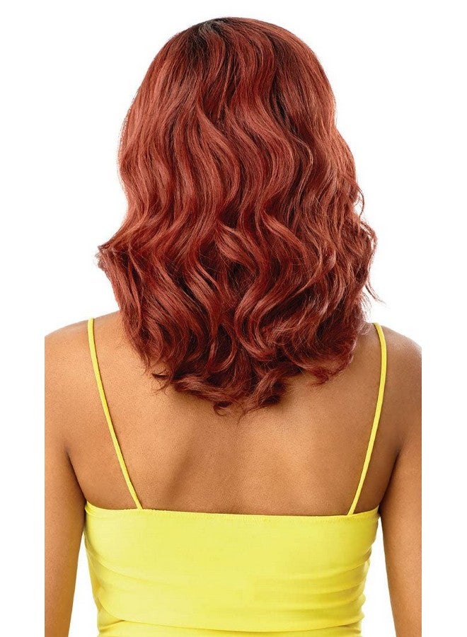 Outre Converti Cap Wig Deluxe Cap Lays Flat Heat Resistant Fiber High Tex Dazzling Glam (Dr2/Gdnhnbl) - Image 4