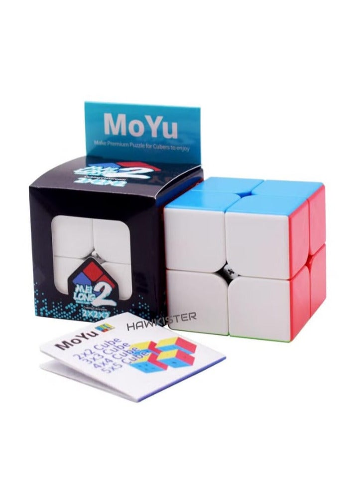مكعب سحري عالي السرعة مويو ام اف جيه اس ميلونج من هوكيستر، بدون ملصقات 2×2×2 - Image 3