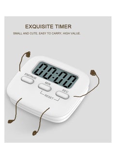NIBEMINENT Mini Electronic Timer Clock White  - Image 2
