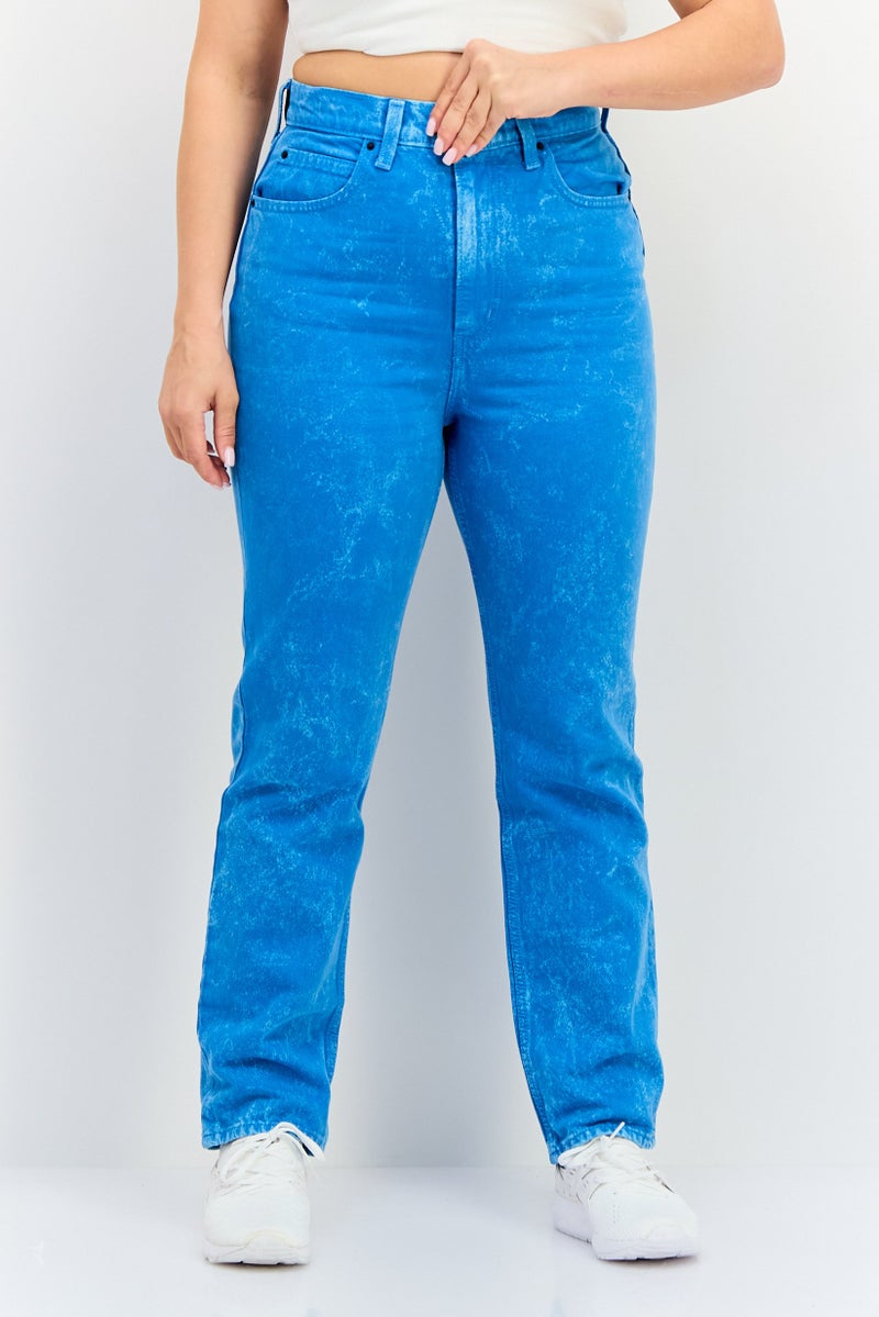 Levi's Deepika x Padukone Women Slim Fit Washed Non Stretchable Jeans, Blue - Image 1