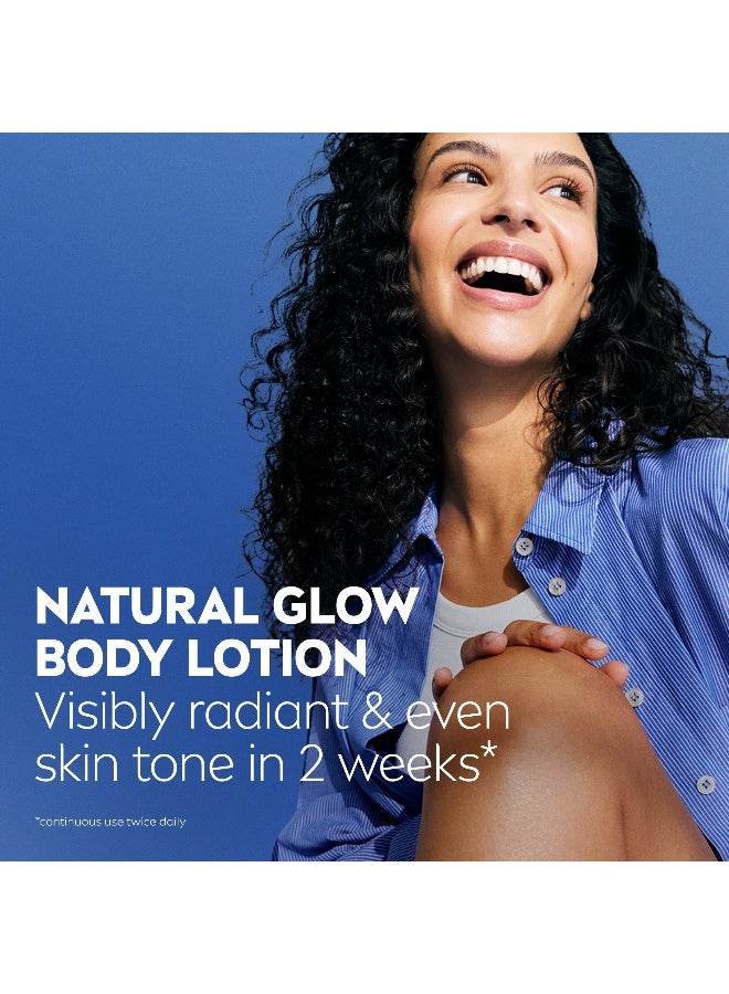 Nivea Body Lotion for Normal to Dry Skin, Natural Glow, with 95% Pure Vitamin C and UV Filter, Moisturizes and Evens Skin Tone - Image 3