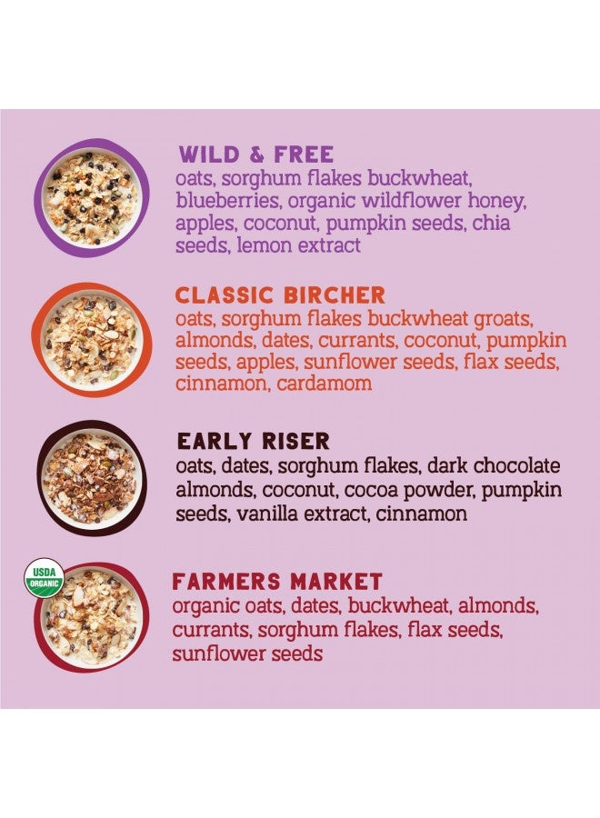 Seven Sundays Seven Sundays Muesli Cereal Variety Pack - 4 Count, 12 Oz Bag - Certified Gluten Free Muesli - Non Gmo, No Refined Sugar And Kosher  - Image 1