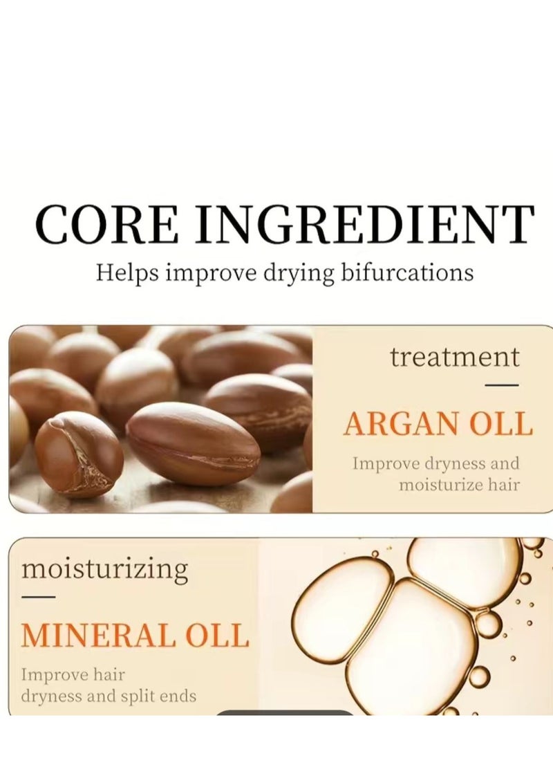 SADOER - Argan Hair Care Set Consisting of Shampoo and Conditioner 500 ml Mask 250 ml and Serum 80 ml Sulfate Free. - Image 1