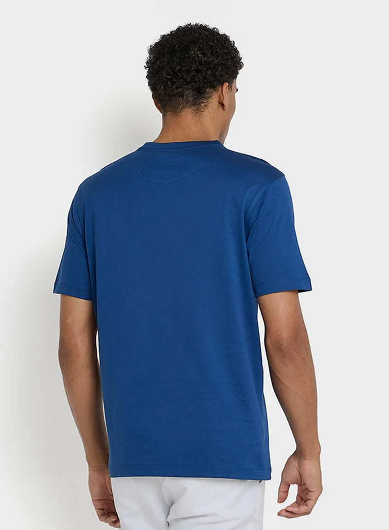 Ben Sherman Mercerised Cotton Chest Print T-Shirt