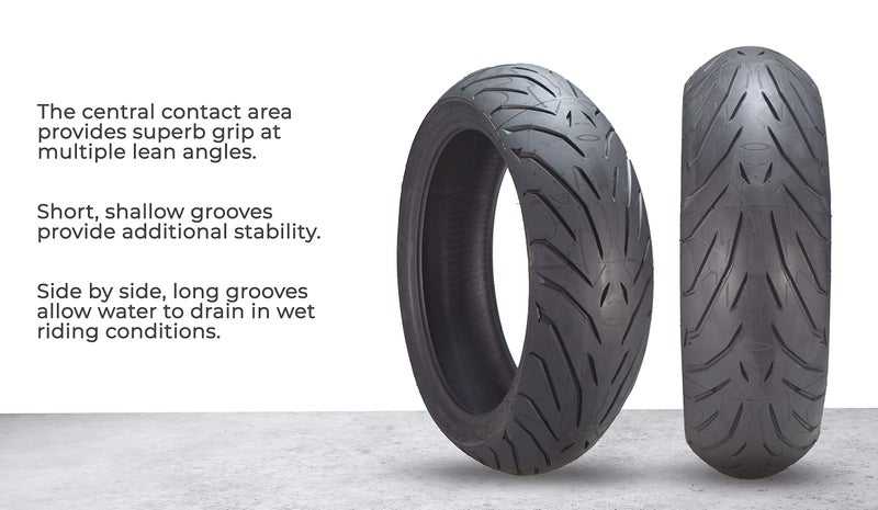 Pirelli Angel ST 180/55ZR17 (73W) Rear Motorcycle Tire – High-Performance Sport Touring Tire for Enhanced Grip, Durability & Stability – Fits Sport & Touring Bikes - Image 2