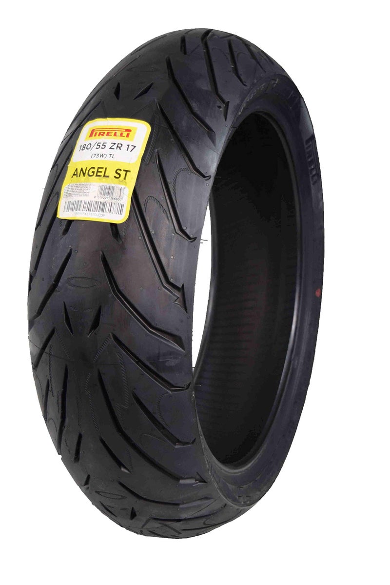 Pirelli Angel ST 180/55ZR17 (73W) Rear Motorcycle Tire – High-Performance Sport Touring Tire for Enhanced Grip, Durability & Stability – Fits Sport & Touring Bikes - Image 1