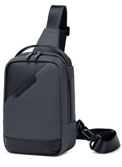 ARCTIC HUNTER XB00693 TMS Chest Waterproof Anti-Theft Crossbody Sling Bag - Grey  - Image 1