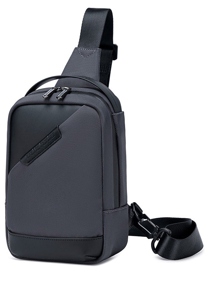 ARCTIC HUNTER XB00693 TMS Chest Waterproof Anti-Theft Crossbody Sling Bag - Grey  - Image 1
