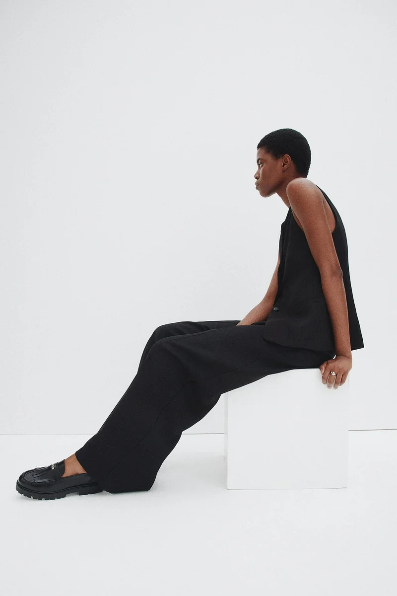 H&M Fringe-trimmed loafers