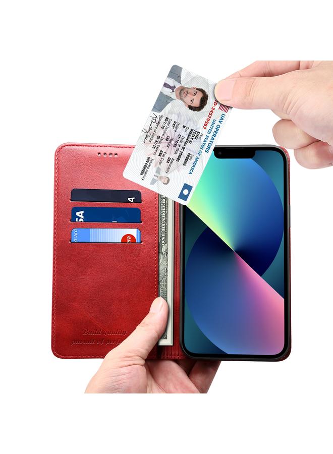 S-TOP Case For iPhone 13 Pro Max Calf Texture Horizontal Flip Leather Case with Holder & Card Slots & Wallet - Image 4