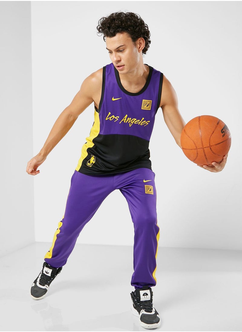 Nike - Los Angeles Lakers Thermal Fir Fleece Pants - Image 1