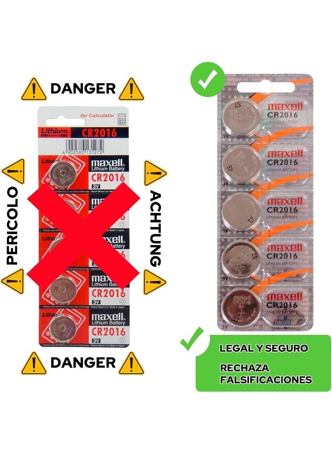 Maxell Cr2016  Cell Button Lithium Cr-2016 - Image 5