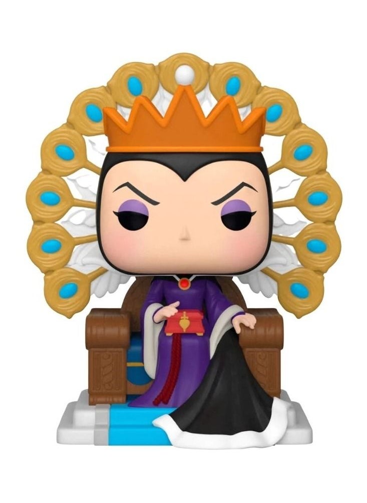 Funko Pop Deluxe Disney Villains- Evil Queen On Throne Action Figure 