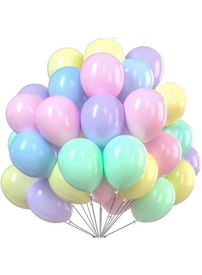 توي إكس إي بالونات باستيل مطاطية من TOYXE لتزيين الحفلات، وأعياد الميلاد، وحفلات الزفاف، وحفلات استقبال المولود الجديد، عبوة من 100 قطعة - Image 1