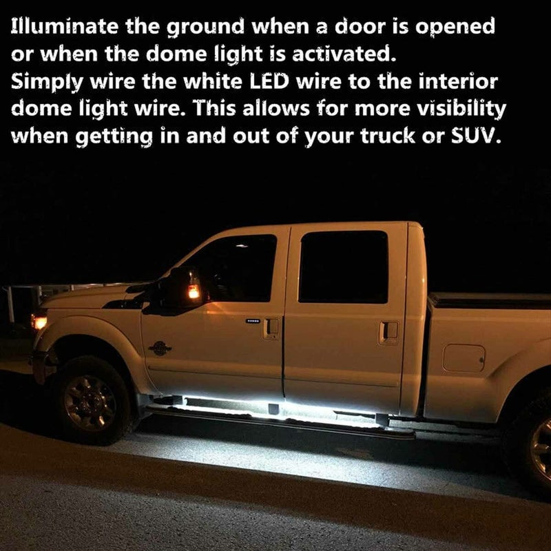 SOCAL-LED LIGHTING إضاءة LED لشاحنة SOCAL - أضواء لوح التشغيل LED DRL مع مفتاح جانبي متغير 60" (150 سم) 12 فولت مع إشارات انعطاف متتابعة، لونين كهرماني وأبيض، عبوة من 2 - Image 5