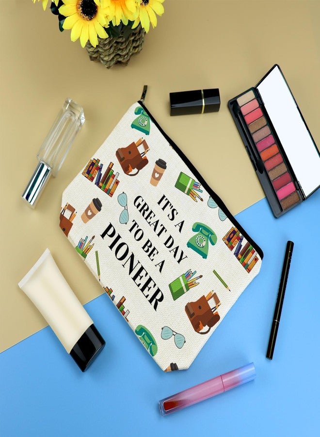 Mikela Pioneer Gifts Makeup Bag JW Gift Birthday Christmas Graduation Gifts for Pioneer Sister Daughter Niece Cosmetic Bag Zipper Toiletry Pouch - Image 3