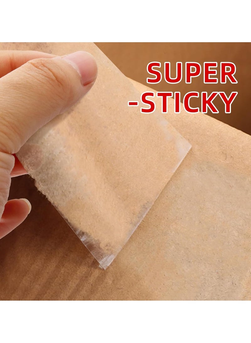 MOMENT Heavy Duty Transparent Packing Tape,3 Rolls with Refillable Dispenser,Industrial Grade Packaging Tape for Shipping Moving Sealing,2 inches x 50 Yards Per Roll - Image 2