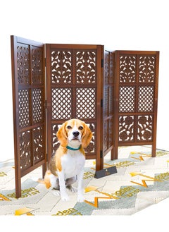 Wooden Twist Low Height Solid Wood Room Divider Separator Wooden Partition  - Image 3