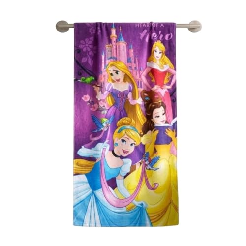 Athom Trendz Athom Living Disney Princess Kids Bath Towel, 60x120 cm | Soft Cotton, Super Absorbent, Quick Dry, Gentle on Skin | Machine Wash | Perfect for Bath, Pool, Beach & Everyday Use - Image 2