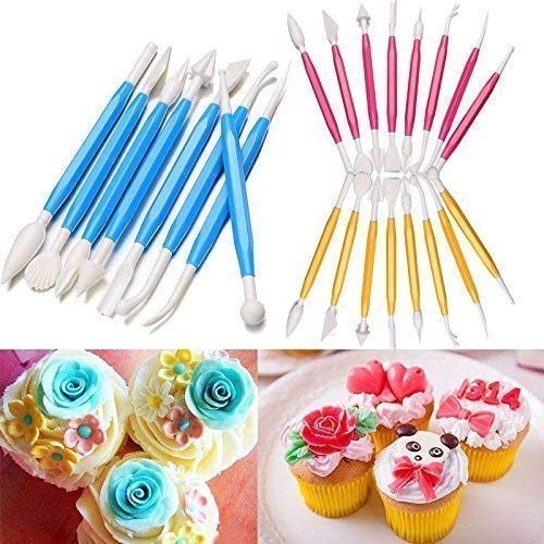 Greenstone Cake Turntable 12 PC Cake Decorating Nozzle 3ps Scrapers 8pc Fondant Tools Spatula and Pastry Brush Cake Board 5 Piece - Image 2