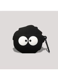 Generic Coal Ball Shape Bluetooth Headphone Protective Cover For Apple AirPods 3 Pro Black  - Image 3