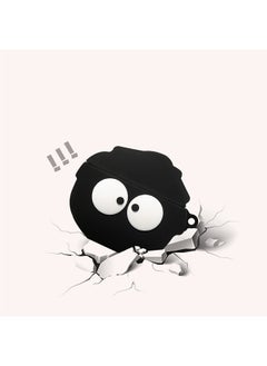 Generic Coal Ball Shape Bluetooth Headphone Protective Cover For Apple AirPods 3 Pro Black  - Image 5