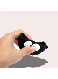Generic Coal Ball Shape Bluetooth Headphone Protective Cover For Apple AirPods 3 Pro Black  - Image 4