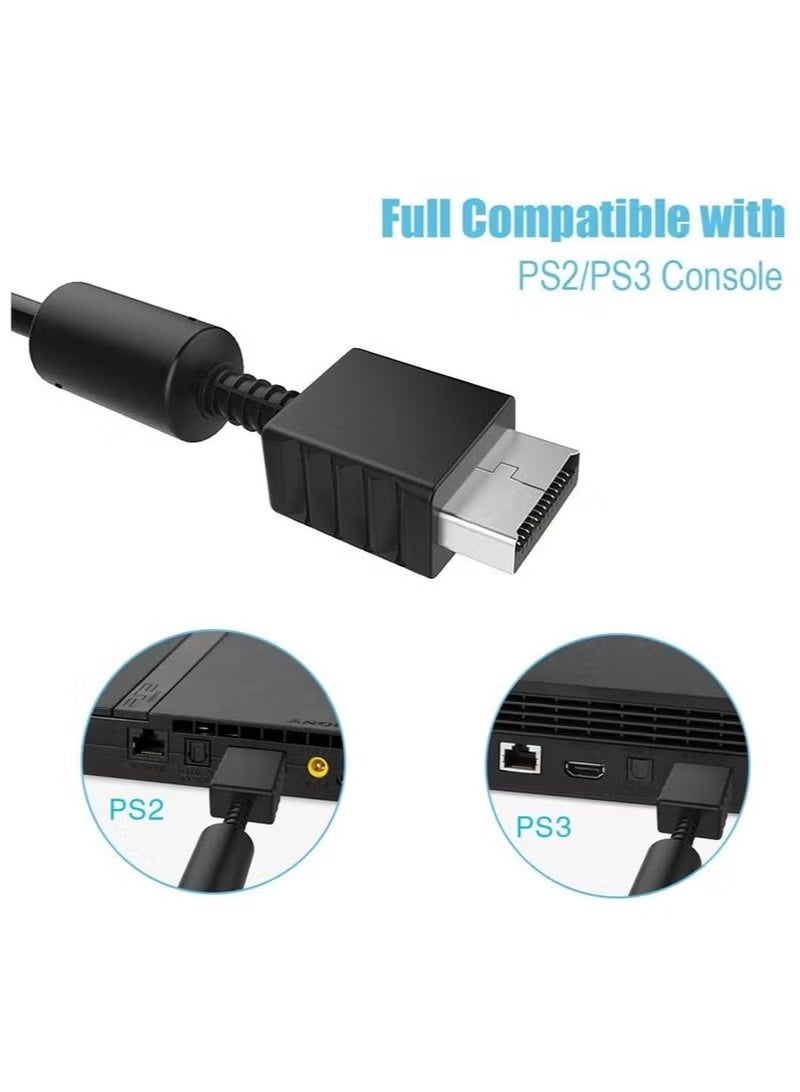 سلك كابل الصوت والفيديو PS2 PS3، سلك AV إلى RCA لجهاز PS2/PSX/PS3 Slim - Image 3