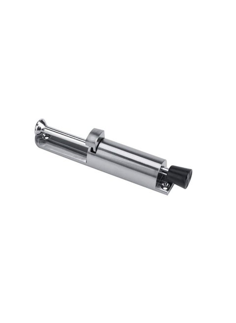Heavy Duty Door Stopper Zinc Alloy Soft Rubber Foot Spring Loaded Easily Step-On Door Stoppers Holder Stainless Steel Telescopic Door retainer(100pcs)